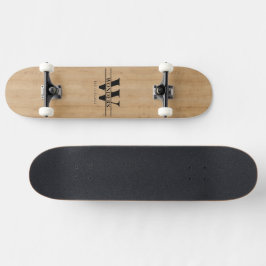 Skate Impressão em madeira de álamo personalizada vintag