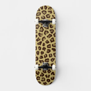 Skate Impressão Leopardo Fantástica/Gato Grande