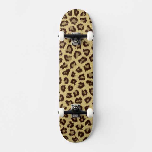 Skate Impressão Leopardo Fantástica/Gato Grande (Frente)