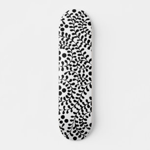 Skate Impressão Preto e Branco Bem Florida
