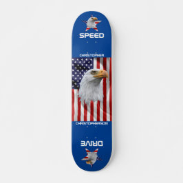 Skate Incrível Águia, A Bandeira Americana, Patriótica