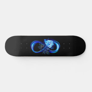 Skate Infinidade brilhante com rosa azul