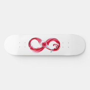 Skate Infinidade com vinho tinto