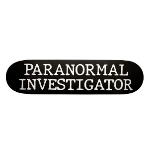 Skate Investigador Paranormal Caça de Fantasmas EVP