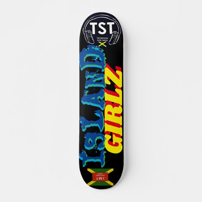 skate ISLAND GIRLZ, deck de 7¾" (Frente)