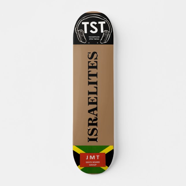 Skate Israelitas skate, deck de 7¾" (Frente)
