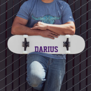 Skate Ivory Modern Name Trendência Clássica