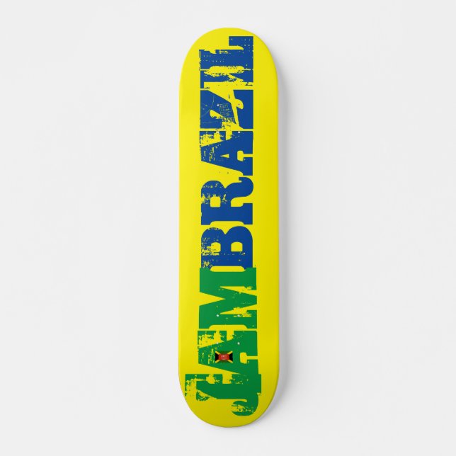 Skate JAMBRAZIL JMTSkateboard, deck de 7 ¾" (Frente)