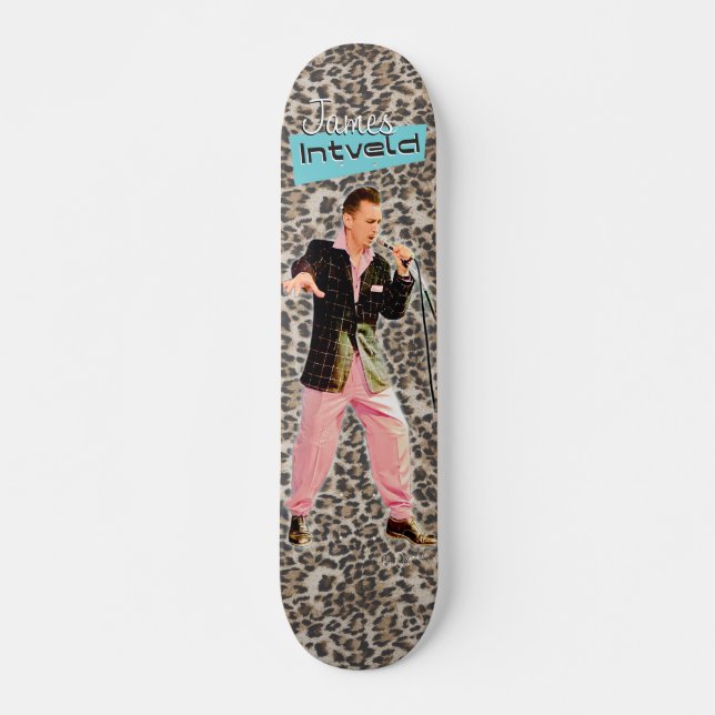 Skate James Intveld Rockabilly Leopard (Frente)