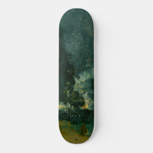 Skate James Whistler - Noite em preto e Dourado
