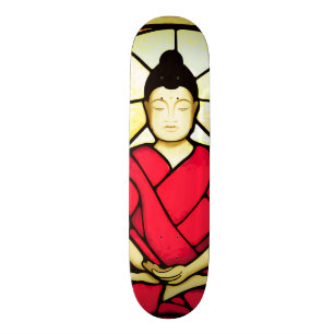 Skate Janela de vidro da mancha de Bali buddha