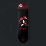 skate japonês Samurai com nome<br><div class="desc">skate japonês Samurai com nome</div>