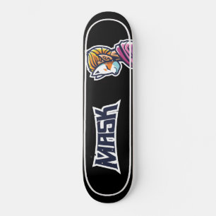 skate japonês, skate japonês preto.