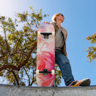 Skate Jardim de Água-forte de Peônia de Primavera