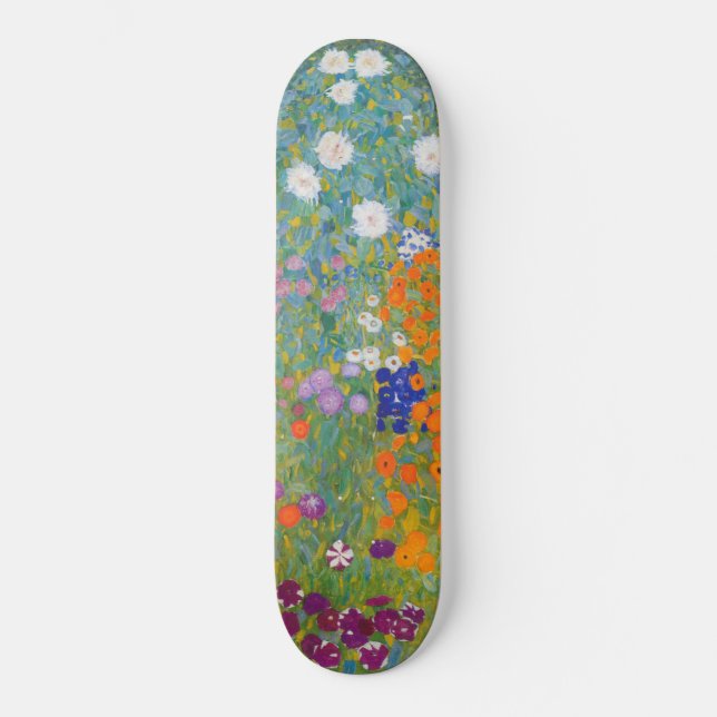 Skate Jardim Flor (por Gustav Klimt) (Frente)