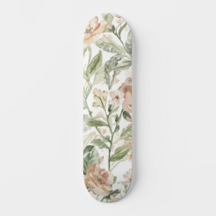 Skate Jardim Verde Botânico Folhas Luxuriantes Floral