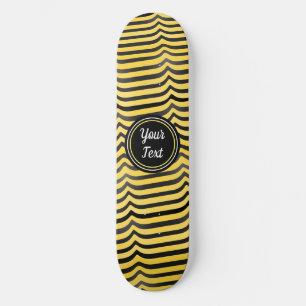 Skate Jazzy Cute Black & Yellow Striped Bumblebee