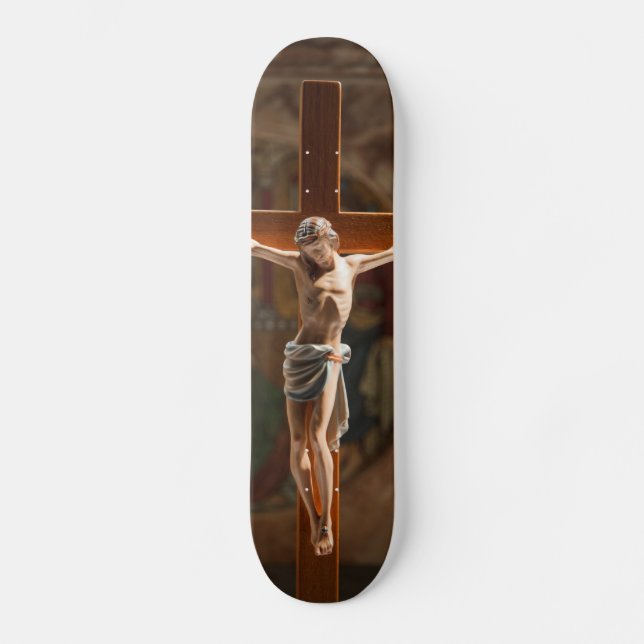 Skate Jesus Cristo na Cruz (Frente)