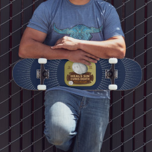 Skate Jesus Cures Comprimido Comprimido Tin Christian Ha