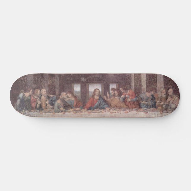 Skate Jesus na Última Ceia, Leonardo da Vinci Skateb (Horz)