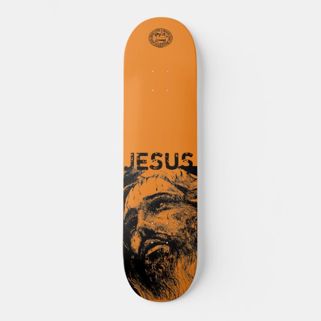 Skate JESUS - skate, 8 decoques de 1/8" (Frente)