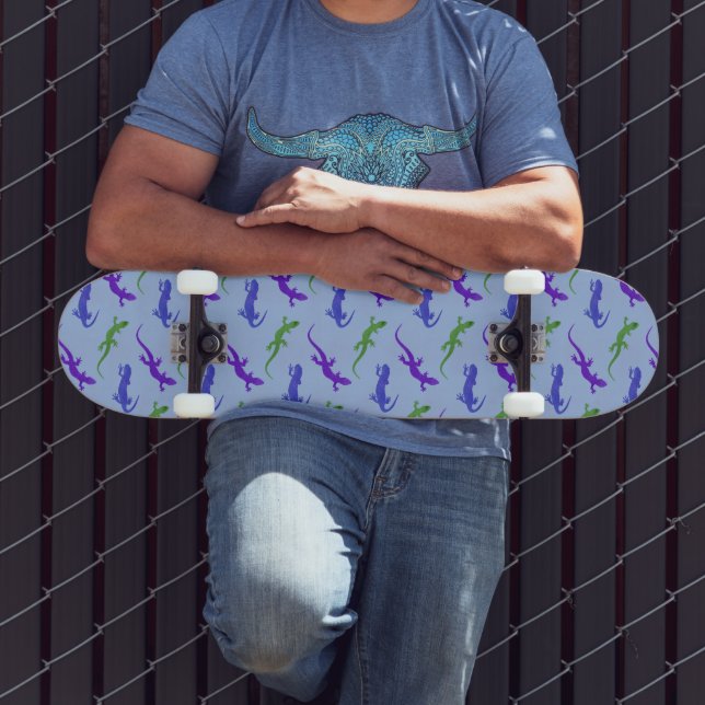 Skate Jewel Salamander em Azul e Verde (Ao ar livre 3)