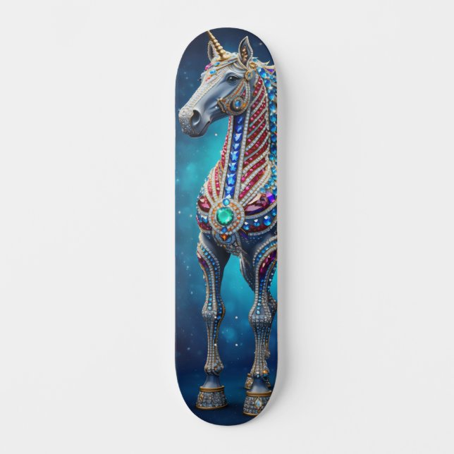 Skate Jeweled Unicorn (Frente)