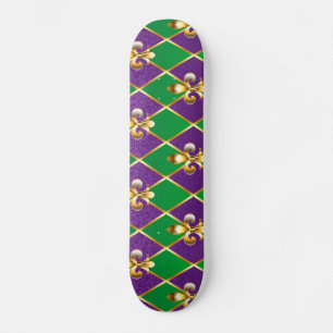 Skate Jewelry Background Mardi Gras