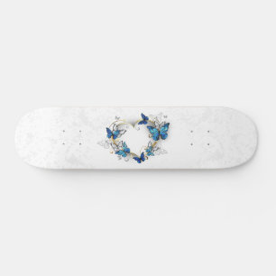 Skate Jewelry Heart with Butterflies Morpho