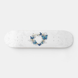 Skate Jewelry Heart with Butterflies Morpho