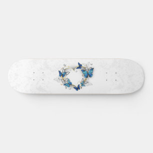 Skate Jewelry Heart with Butterflies Morpho