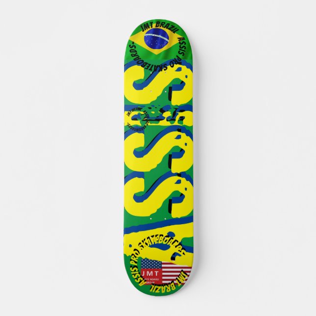 Skate JMT BRASIL ASSIS PRO 7, 3/4 pol. (Frente)