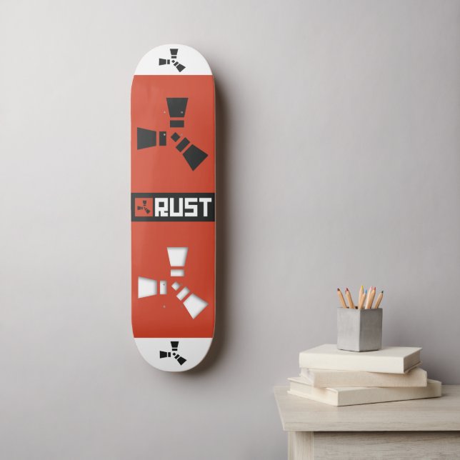 Skate Jogador de RUST (Arte de parede)