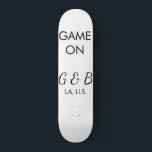 Skate Jogo para adicionar nome do casal localidade da fe<br><div class="desc">design</div>