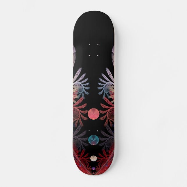Skate Jonglage Abstrato Modern Fantasy Fractal Art (Frente)