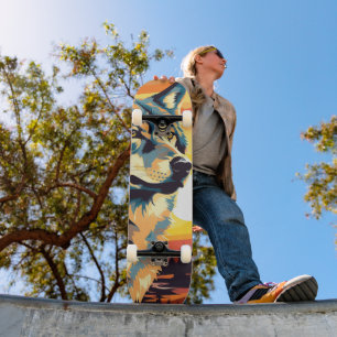 Skate Jornada Impressionista de Lobo Majestoso