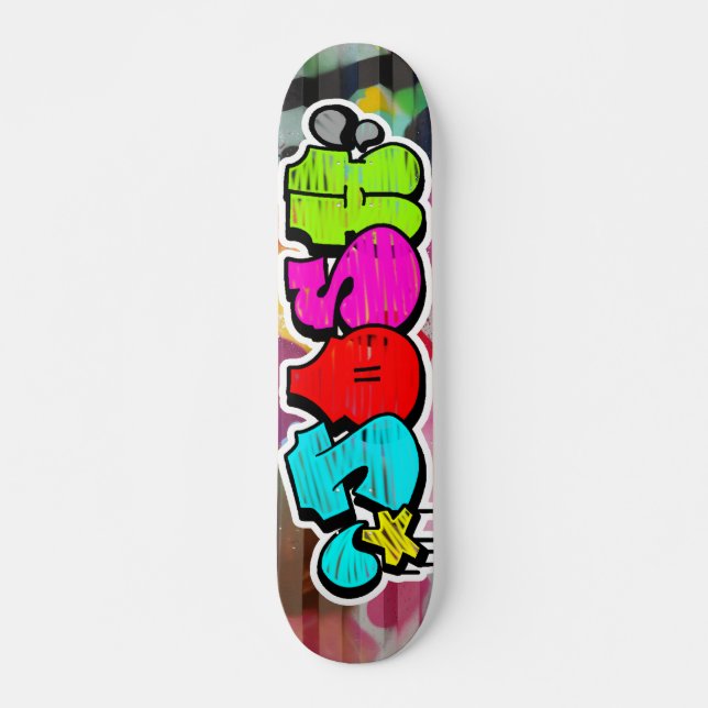 Skate Josh Grafite Personalizado Quadro Legal Personaliz (Frente)