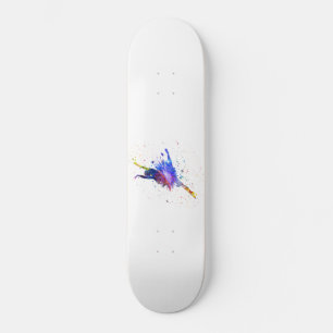 Skate Joven bailarina en acuarela