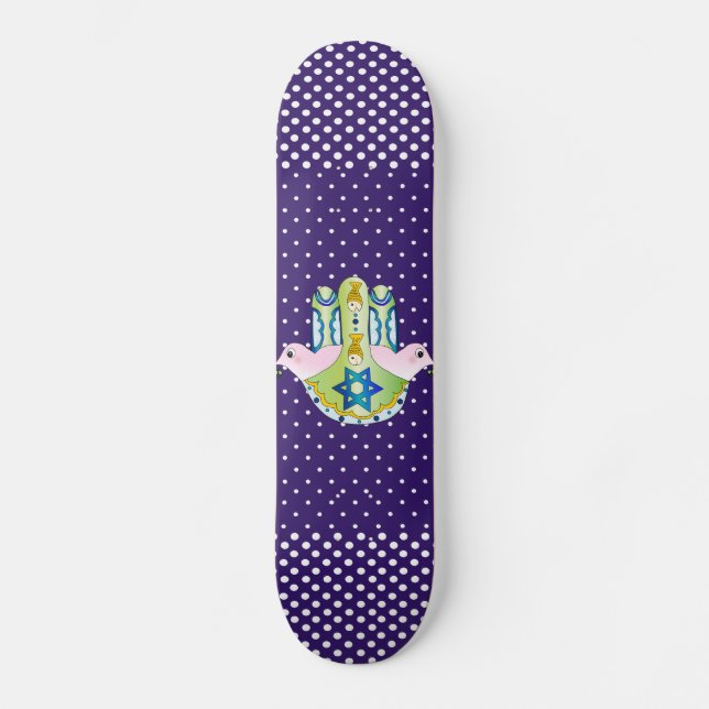 Skate Judaica de Hamsa (Frente)