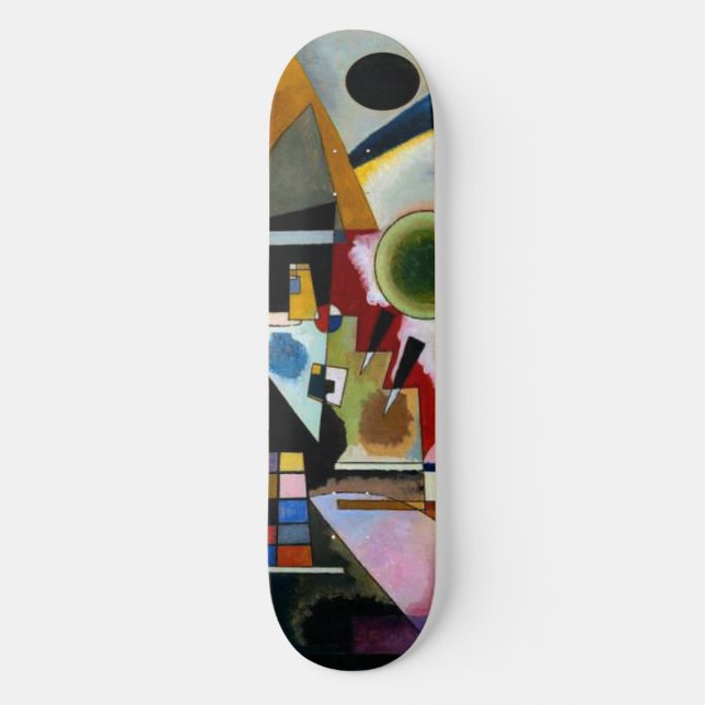 Skate Kandinsky - Pintura famosa e balançante, (Frente)