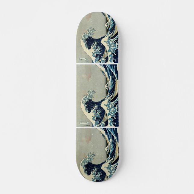 Skate Katsushika Hokusai é a onda de Excelentes de Kanag (Frente)