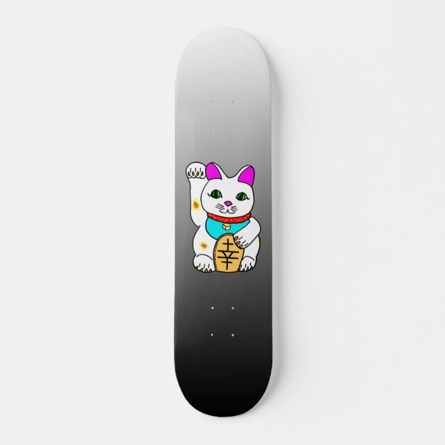 Skate Kawaii Rave Lucky Cat Maneki Neko (Frente)