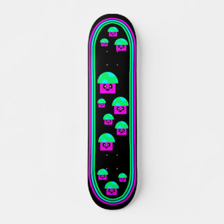 Skate Kawaii Rave Neon Mushrooms