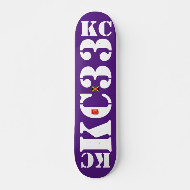 Skate KC 33 JMT skateboard, deck de 7¾" (Frente)