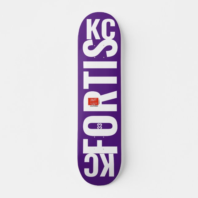 Skate KC FORTIS Skateboard, deck de 7¾" (Frente)
