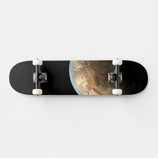 Skate Kepler-186f Orbitando Uma Estrela Distante. (Horz)