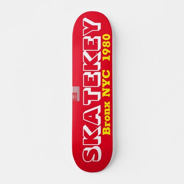 SKATE KEY Skateboard, 7¾" Deck (Frente)