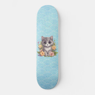 Skate Kitten Kawaii, Cinza bonita