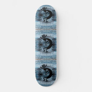 Skate Kokopelli Southwest Desert Mosaico Azul