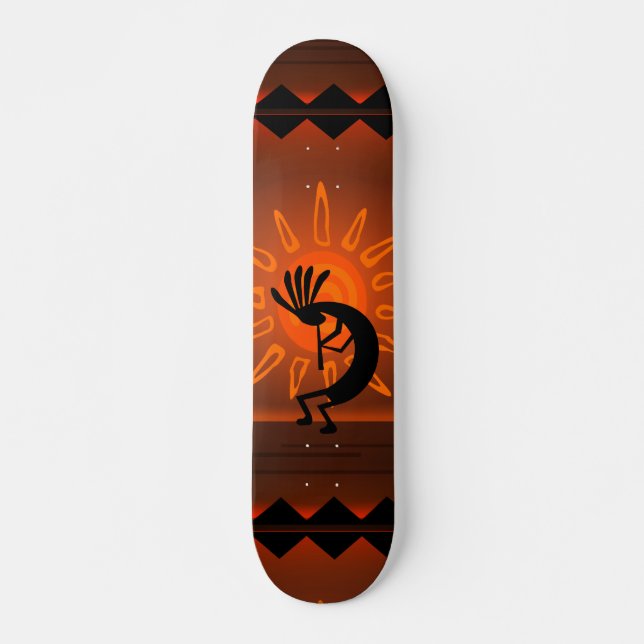 Skate Kokopelli Sun Bronzado Deserto Sunset (Frente)